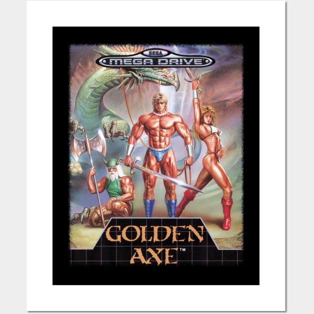 Golden Axe Wall Art by thepixelcloud